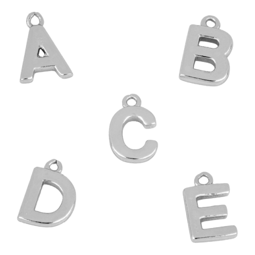 Collar inicial plata ABCDE