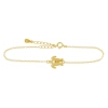 Pulsera tortuga plata oro