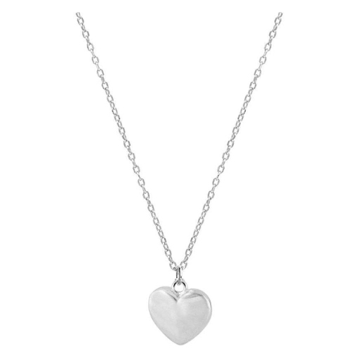Collar corazón plata