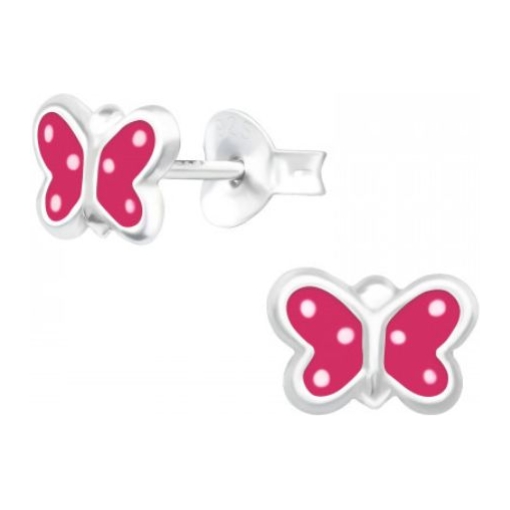 Pendientes mariposa plata